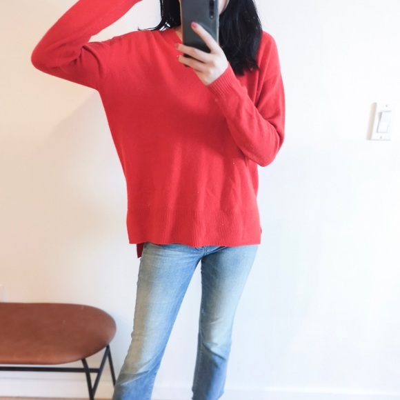 🆕 red cashmere sweater - Picture 2 of 4